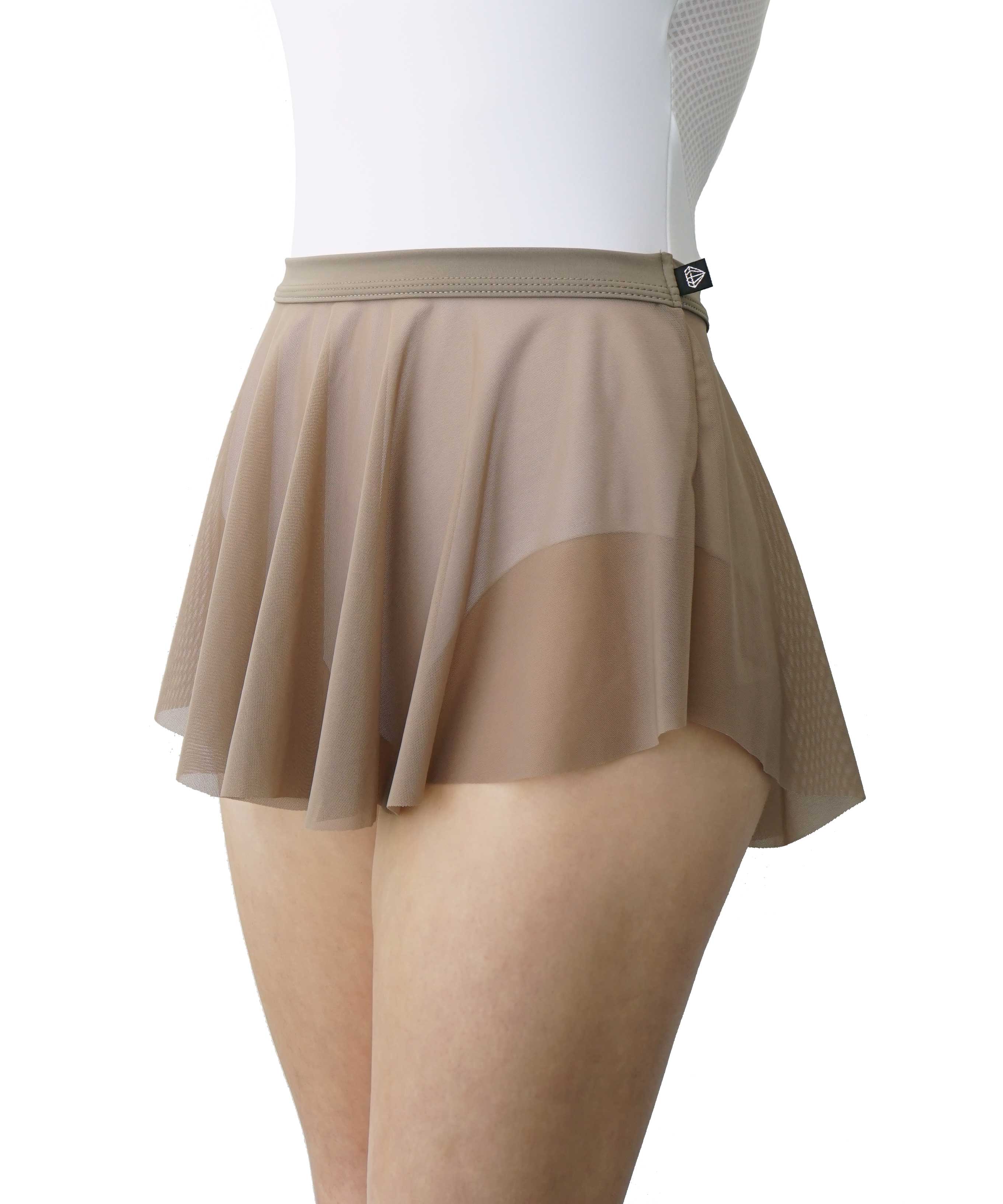バレエ Bodile Mika mesh skirt chocolate MIKA MESH SKIRT – BODILE